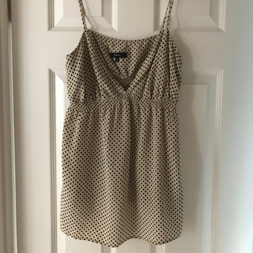 Express polka dot top